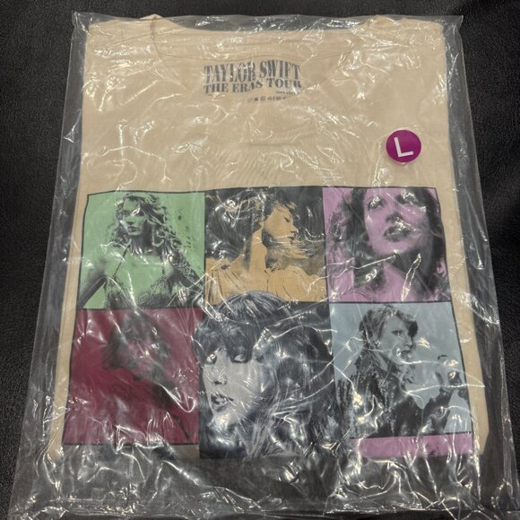 Taylor Swift | The Eras Tour Beige Album 2 lines T-Shirt - Picture 9 of 15